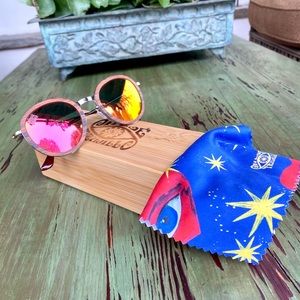Chloe Trujillo bamboo sunglasses